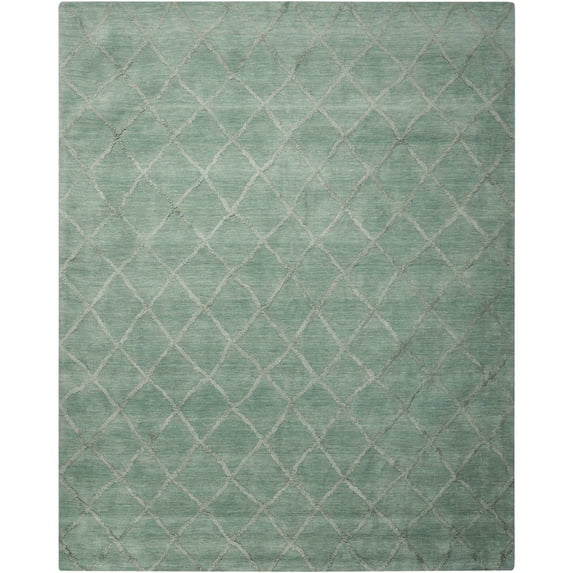 Nourison Lunette Aqua Area Rug LNT01 8' x 10'