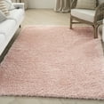 thumbnail image 1 of Nourison Lush Shag Modern & Contemporary Blush 5'3" x 7'3" Area Rug, (5x7), 1 of 8