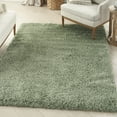 thumbnail image 1 of Nourison Lush Shag Modern & Contemporary Sage 7'10" x 9'10" Area Rug, (8x10), 1 of 8