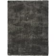 thumbnail image 1 of Nourison Luxurious Shag Grey 4' x 6' Area Rug, Solid, Plush, Bed Room, Living Room, Dining Room, Kitchen, Easy Cleaning, Non Shedding,, 1 of 9