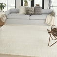 thumbnail image 1 of Nourison Luxurious Shag Ivory 9' x 12' Area Rug, Solid, Plush, Bed Room, Living Room, Dining Room, Kitchen, Easy Cleaning, Non Shedding, 1 of 9