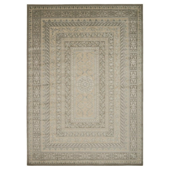 Michael Amini Platine Area Rug-Color:Multicolor,Shape:Rectangle,Size:9'3" x 12'9"