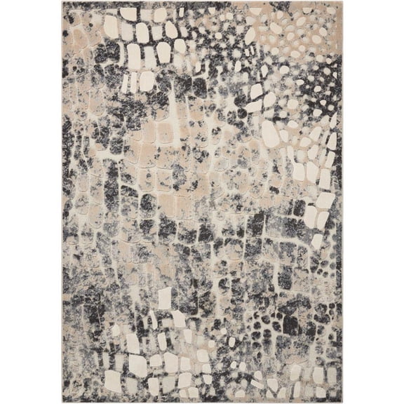 Nourison Home Gleam Area Rug, Flint, 5'3" x 7'3"