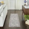 thumbnail image 1 of Nourison Machine Washable Series 1 Vintage Grey 2'2" x 8' Area Rug, (2x8), 1 of 12