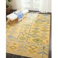 thumbnail image 1 of Nourison Madera Tribal Saffron 7'10" x 10' Area Rug, (8x10), 1 of 6