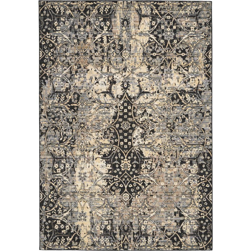 Majestic Vintage Medallion Wool Blend Area Rug 5'6" x 8'