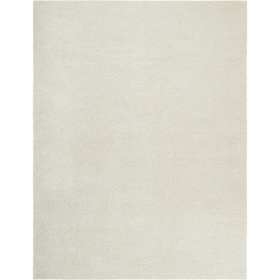 Nourison Malibu Ivory Shag Area Rug MSG01 9'X12'