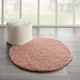 thumbnail image 1 of Nourison Malibu Shag Solid Shag Blush 4' x ROUND Area Rug, (4' Round), 1 of 10