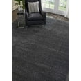 thumbnail image 1 of Nourison Malibu Shag Solid Shag Dark Grey 9' x 12' Area Rug, (9' x 12'), 1 of 8