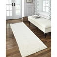 thumbnail image 1 of Nourison Malibu Shag Solid Shag Ivory 2'2" x 9'10" Area Rug, (10' Runner), 1 of 7