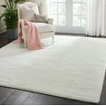 thumbnail image 1 of Nourison Malibu Shag Solid Shag Ivory 6' x 9' Area Rug, (6' x 9'), 1 of 8