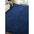 thumbnail image 1 of Nourison Malibu Shag Solid Shag Navy 9' x 12' Area Rug, (9' x 12'), 1 of 8