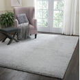 thumbnail image 1 of Nourison Malibu Shag Solid Shag Silver Grey 6' x 9' Area Rug, (6' x 9'), 1 of 8