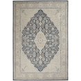 thumbnail image 1 of Nourison Malta Bordered Medallion Indoor Area Rug Blue/Grey 7'10" x 10'10", 1 of 8