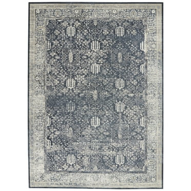 Nourison Home Malta MAI12 Navy/Ivory/Beige Indoor Area Rug - 9' x 12'