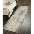 thumbnail image 1 of Nourison Maxell Abstract Contemporary Ivory/Grey Area Rug, 1 of 6