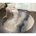 thumbnail image 1 of Nourison Maxell Abstract Flint 7'10" x ROUND Area Rug, (8 Round), 1 of 7