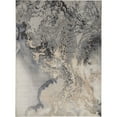 thumbnail image 1 of Nourison Maxell Contemporary Abstract Grey 7'10" x 10'6" Area Rug, Plush, Bedroom, Kitchen, Living Room, (8' x 11'), 1 of 10