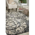 thumbnail image 1 of Nourison Maxell Floral Ivory/Charcoal 5'3" x 7'3" Area Rug, (5x7), 1 of 5