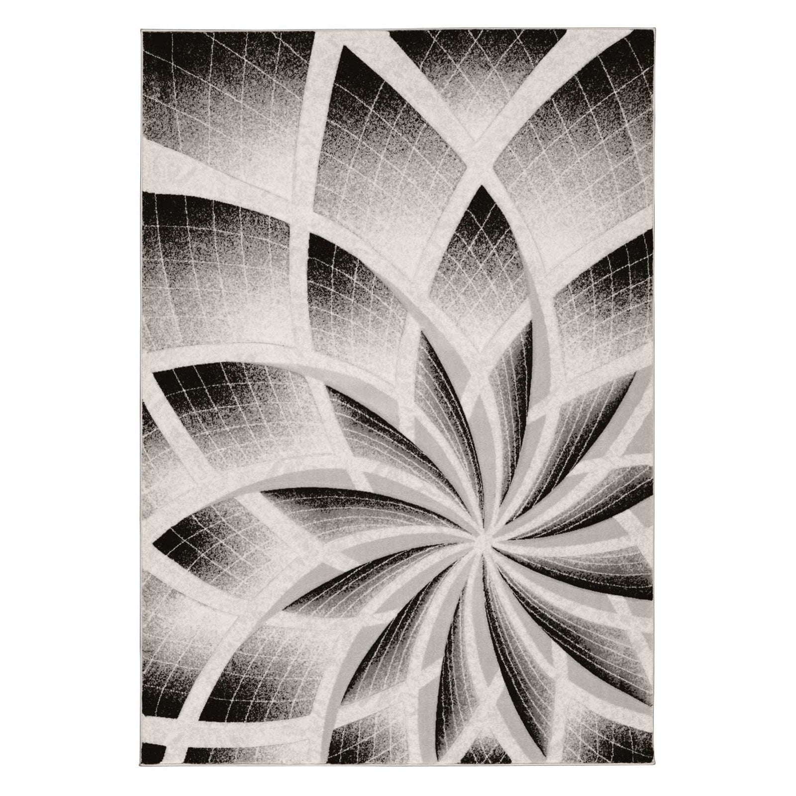 Nourison Michael Amini Gotham Grey Geometric Area Rug - Walmart.com