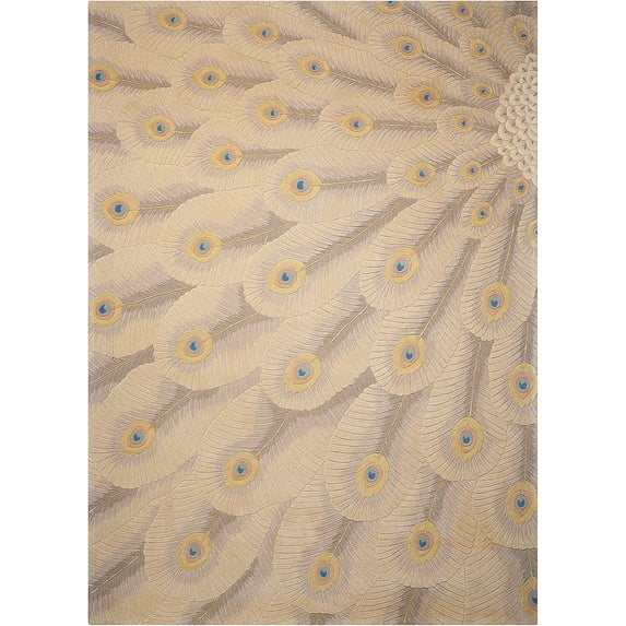 Nourison Moda Chrome Area Rug MOD01 5'6" x 7'5"