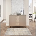 thumbnail image 1 of Nourison Modern Abstract Abstract Grey Gold 2'6" x 4' Area Rug (3x4), 1 of 8