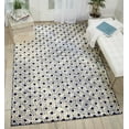 thumbnail image 1 of Nourison Modern Deco Geometric Modern Navy/Ivory 3'9" x 5'9" Area Rug, (4' x 6'), 1 of 6