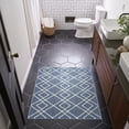 thumbnail image 1 of Nourison Modern Lines Geometric Denim 3' x 5' Area Rug, (3x5), 1 of 7