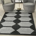 thumbnail image 1 of Nourison Modern Passion 5'3" x 7'3" Blk/Grey Mid-Century Modern Indoor Rug, 1 of 8