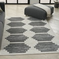 thumbnail image 1 of Nourison Modern Passion 5'3" x 7'3" Ivory/Grey Mid-Century Modern Indoor Rug, 1 of 8