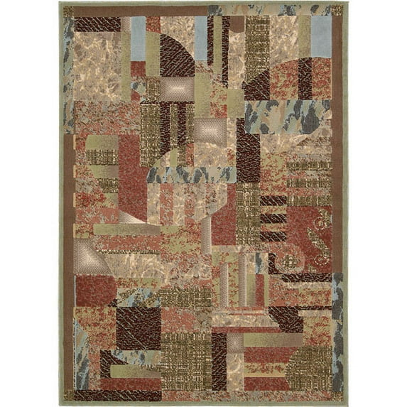 Nourison Modesto Patched Polypropylene Rug