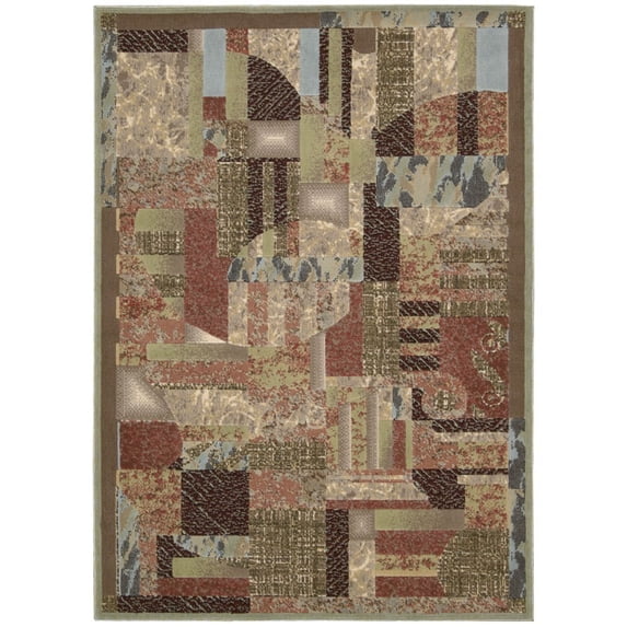 Nourison Modesto Patched Polypropylene Rug