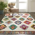 thumbnail image 1 of Nourison Moroccan Casbah Bohemian Ivory/Multicolor 3'11" x 6' Area Rug, (4x6), 1 of 8