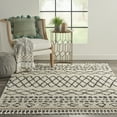 thumbnail image 1 of Nourison Moroccan Shag Area Rug, Cream, 5'3" x 7'11", 1 of 11