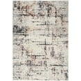 thumbnail image 1 of Nourison Motion Dash Indoor Area Rug Ivory Multicolor 5'3" x 7', 1 of 9