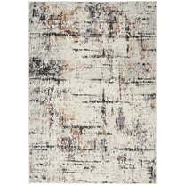 Nourison Motion Dash Indoor Area Rug Ivory Multicolor 5'3" x 7'