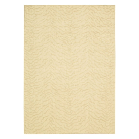 Nourison NEP04 Nepal Area Rug-Color:Bone,Shape:Rectangle,Size:5'3" x 7'5"