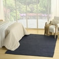 thumbnail image 1 of Nourison Natural Jute 4' x 6' Navy Farmhouse Indoor Rug, 1 of 8