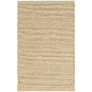 Nourison Natural Jute Solid Bleached 2' x 3' Area Rug (2x3)