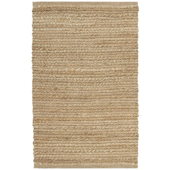 Nourison Natural Jute Solid Natural 2' x 3' Area Rug (2x3)
