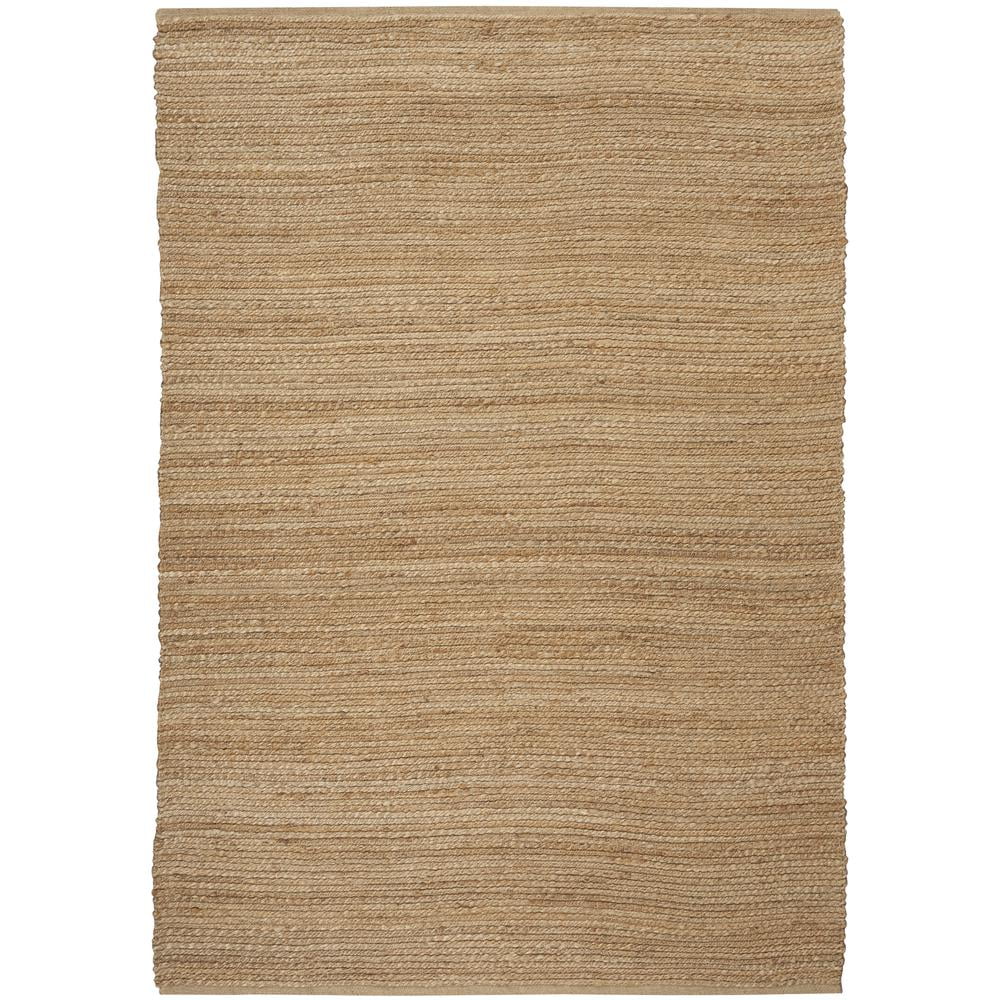 Nourison Natural Jute Solid Natural 4' x 6' Area Rug (4x6)