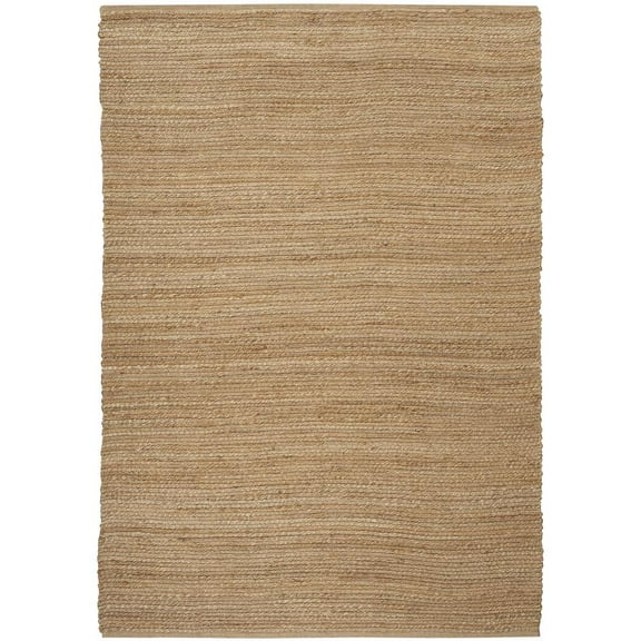 Nourison Natural Jute Solid Natural 6' x 9' Area Rug (6x9)