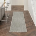 thumbnail image 1 of Nourison Natural Texture All-over design Ivory Grey 2'3" x 7'6" Area Rug (2x8), 1 of 7