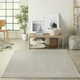 thumbnail image 1 of Nourison Natural Texture All-over design Ivory Mocha 3'11" x 5'11" Area Rug (4x6), 1 of 8