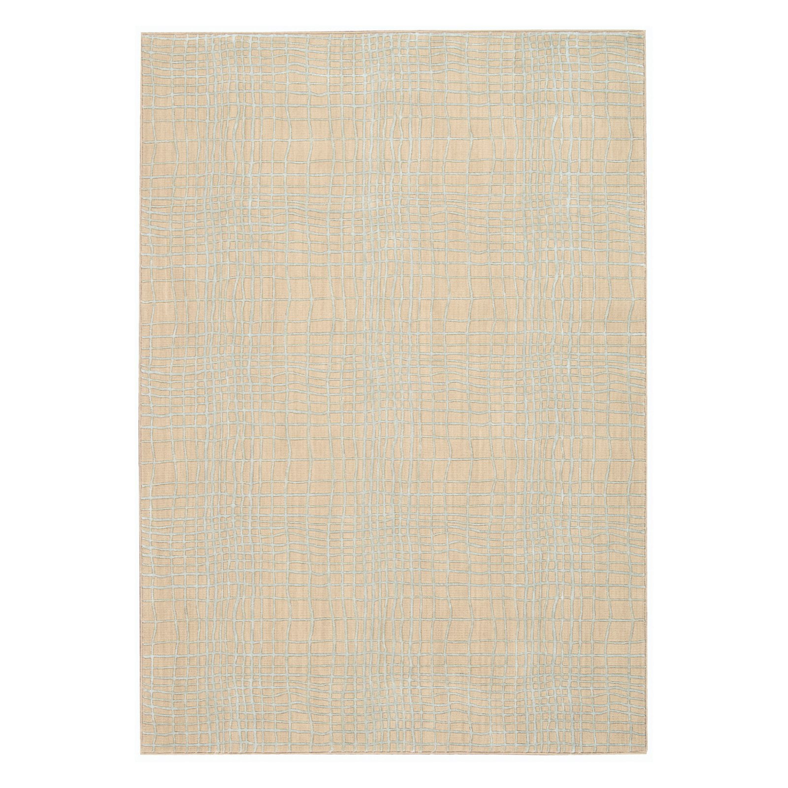 Handmade Manilla Wool and Viscose Rectangular Runner Rug