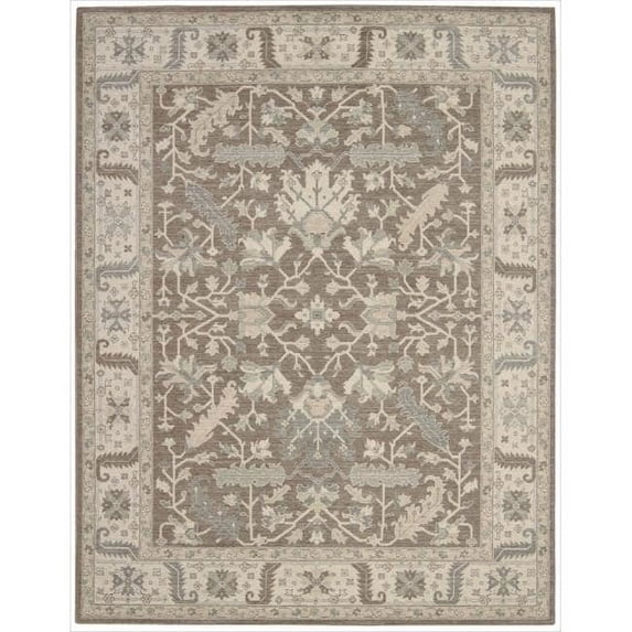 Nourison New Horizon Area Rug 3' 9" x 5' 9" Latex Free 3' x 5' Indoor Living Room,Bedroom,Dining Room Tan Rectangle