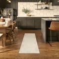thumbnail image 1 of Nourison Nordic 2' x 6' Ivory Grey Modern Indoor Rug, 1 of 7