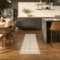 thumbnail image 1 of Nourison Nordic 2' x 6' Taupe Modern Indoor Rug, 1 of 7