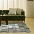 thumbnail image 1 of Nourison Nordic 4' x 6' Black Grey Modern Indoor Rug, 1 of 8
