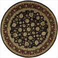 thumbnail image 1 of Nourison Nourison 2000 96" Round Wool Indoor Rug in Black Persian Finish, 1 of 5